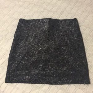 BCBG Black Sparkly Skirt